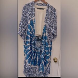 💙🤍 Kimono inspired Swim Coverup